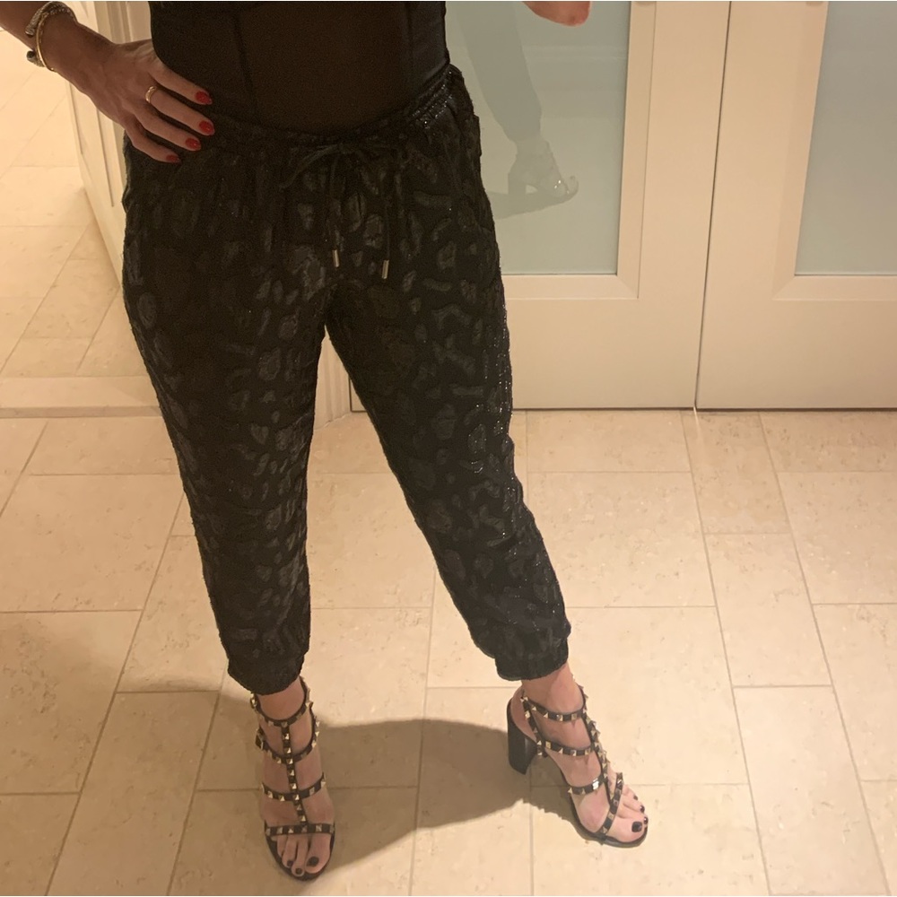 Zara shiny joggers